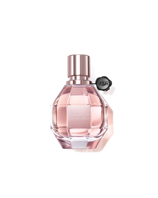 Viktor & Rolf Flower perfume bottle on a white background
