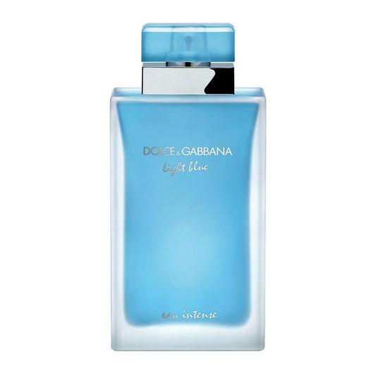Dolce & Gabbana Light Blue Intense perfume bottle on a white background