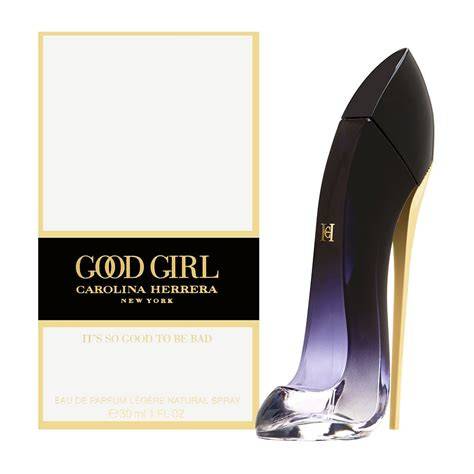 Carolina Herrera Good Girl perfume bottle and packaging on a white background