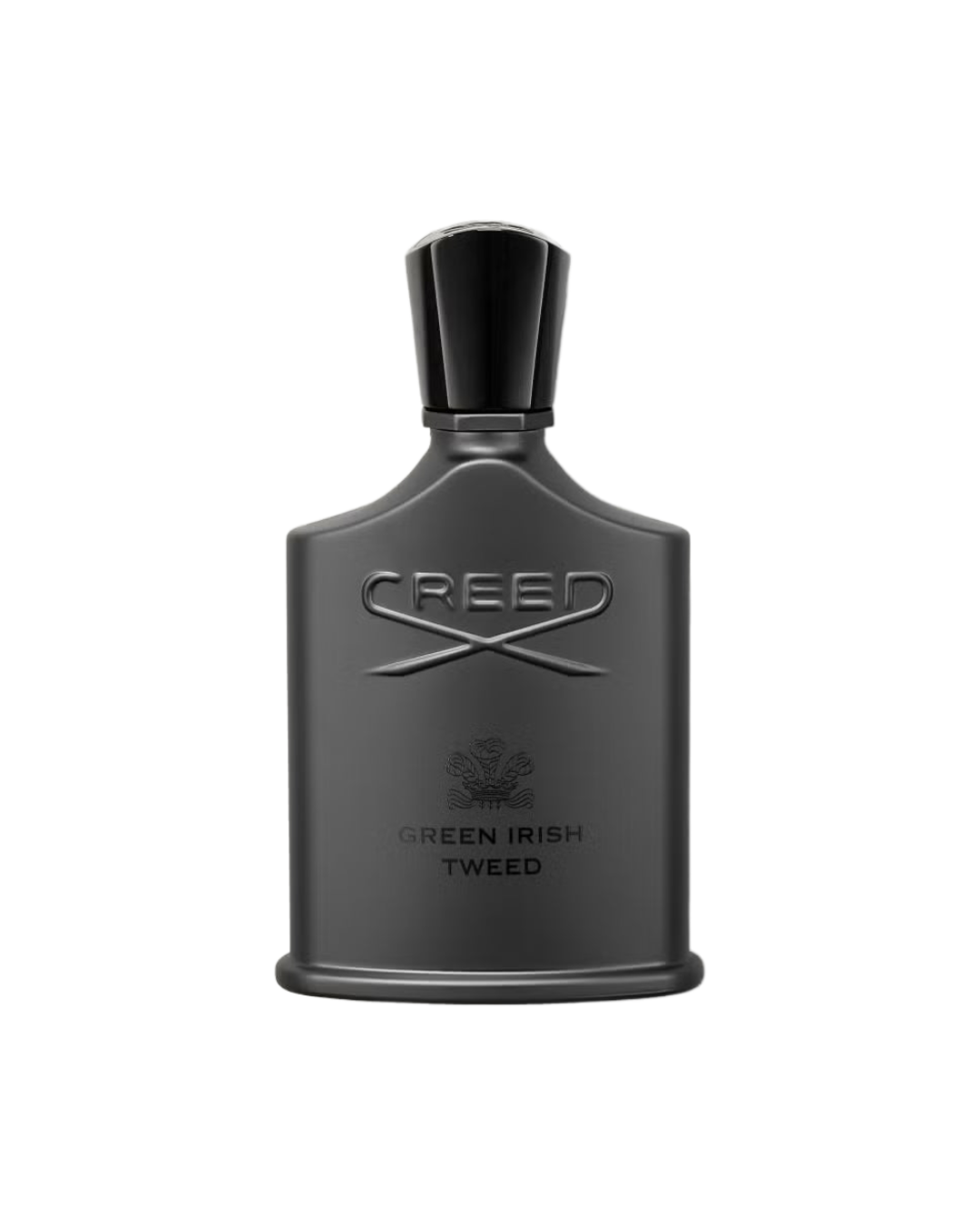 Black Creed perfume bottle on a white background